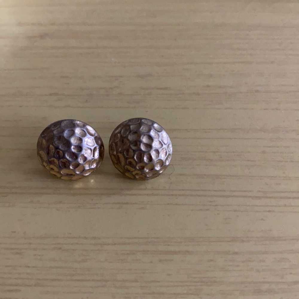 Madewell gold stud earrings